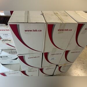 🔥TAB 2" EXPANSION POCKET F1852 METRIC/RED REPRISE 15 PC PER BOX